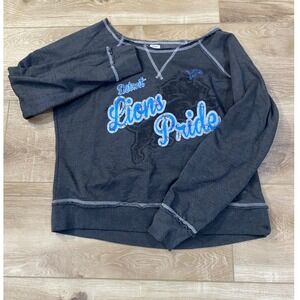 Detroit Lions Pride Womens XL Long Sleeve NFL Team Apparel Sweatshirt